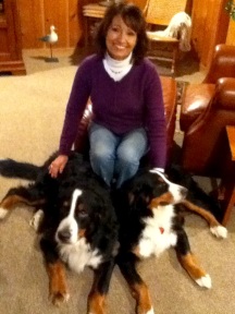 Patti with Bailey & Sophie